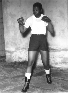 Mandela in his earlier incarnations as a heavyweight boxer